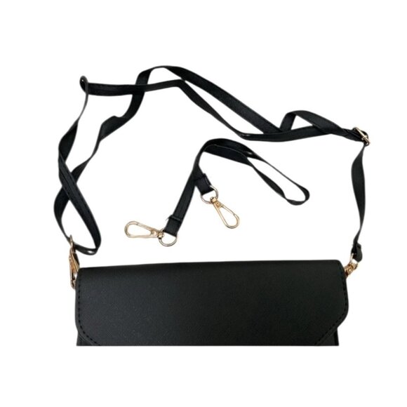 Pandora Black‎ Convertible Crossbody, Wristlet, or Clutch Purse New - Picture 12 of 13